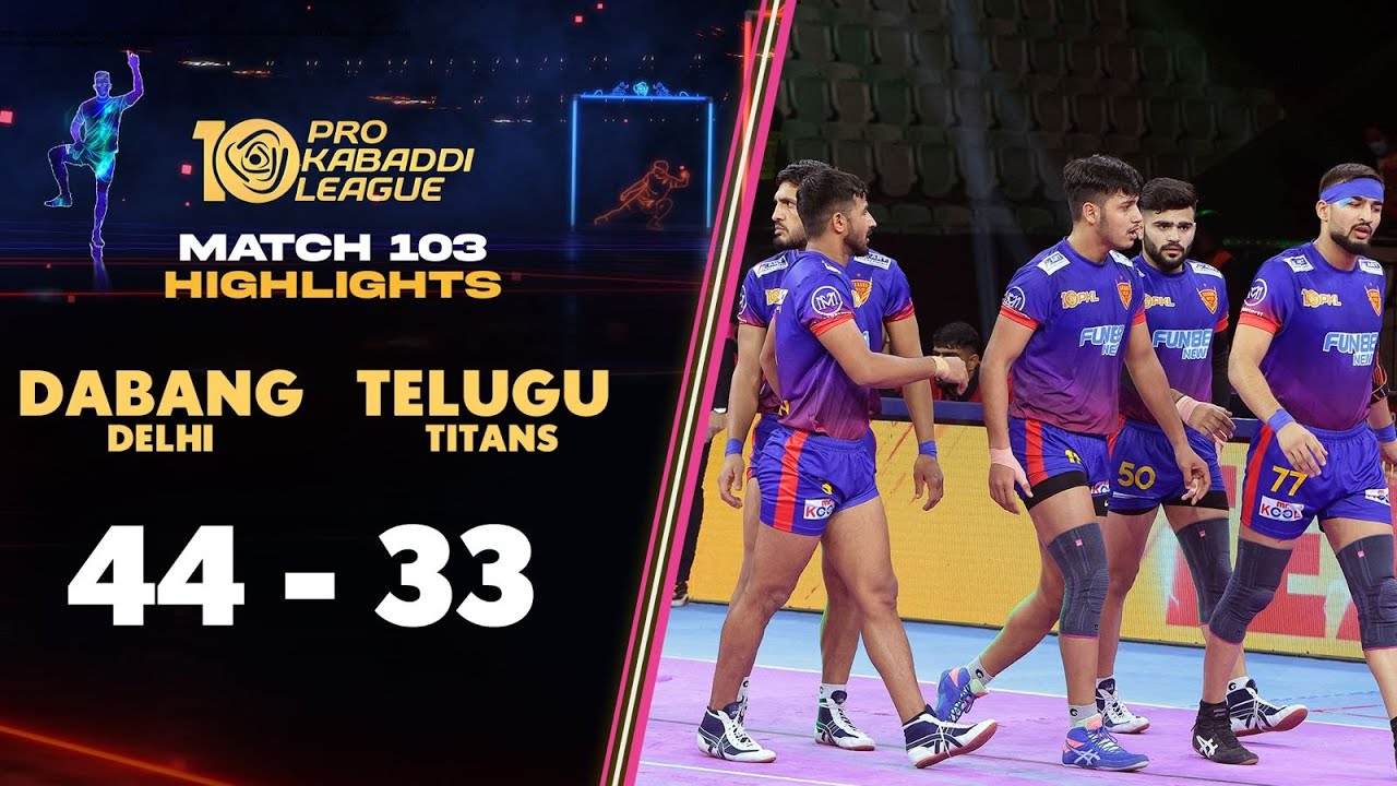 Ashu Malik's Sensational Show Helps Delhi register 1st Home Win | PKL 10 Highlights Match #103