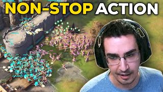 The Most Action Packed FFA NOMAD in AOE4!