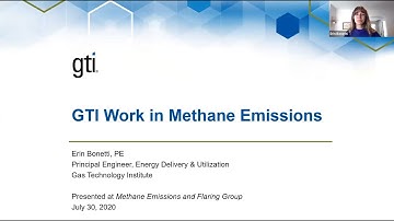 An overview of GTI’s work on methane detection and mitigation