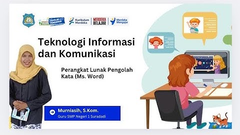 Micro Teaching untuk Tugas Bimtek Informatika 2024 - Perangkat Lunak Pengolah Kata