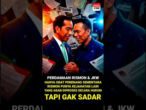 GAK SADAR, RISMON TERJEBAK JOKOWI?
