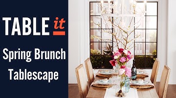 Spring Brunch Tablescape | Table It
