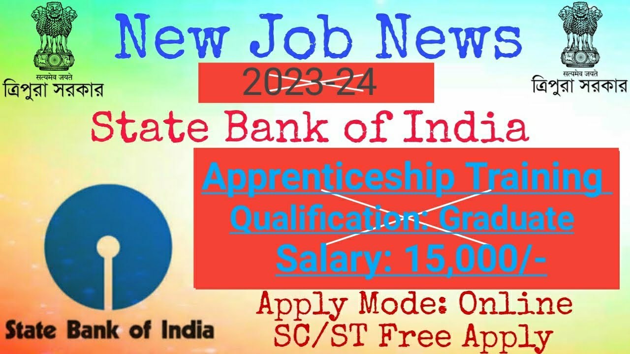 Tripura Job SBI Apprenticeship Training Graduate Vacancy 2023 YouTube tripura-job-sbi-apprenticeship-training-graduate-vacancy-2023-youtube