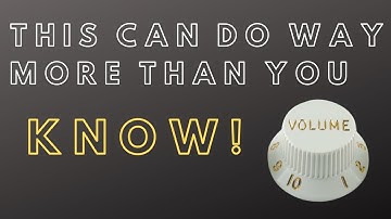 Tips & Tricks For The Guitar Volume Knob  | HOW IT