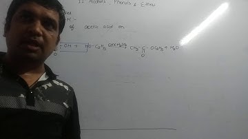 Alcohols phenols and ethers APE 11