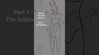 make a ref sheet with me #refsheet #oc #art #digitalart #closedspecies