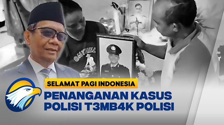Pengusutan Kasus Polisi Tertembak Polisi