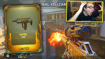 HITTING TRICKSHOTS WITH THE *NEW* EMPIRE LIMITED EDITION CAMO ON BO3! (BO3 Trickshotting)