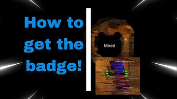 Cyan Shows How to get the Mixed badge in piggy the hidden text!