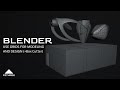 Blender  use grids for modeling and design box cutter
