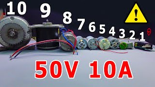 Chạy Thử Tất Cả Các Motor Với Nguồn 50V 10A Xem Kết Quả Thế Nào 320 550 987 Cháy Khét lẹt