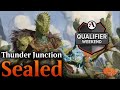 Qualifier weekend day 1  bestofthree outlaws of thunder junction sealed  magic arena