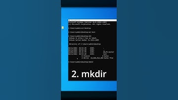 Creating Directories in the Command Prompt