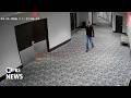 WATCH: Security footage shows correspondents' dinner suspect roaming hotel, running through security