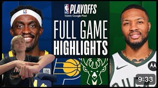 Bucks vs Pacers Playoff Reaction (Dame Time)