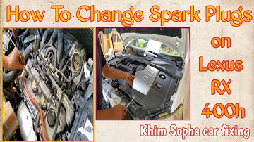 How to change spark plugs on Lexus RX 400h
