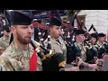 The Black Watch parade Dunfermline - Homecoming 2018 [4K/UHD]