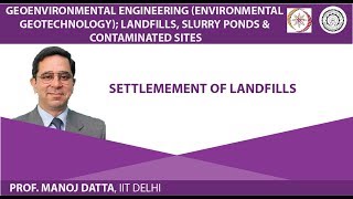 Settlement of Landfills