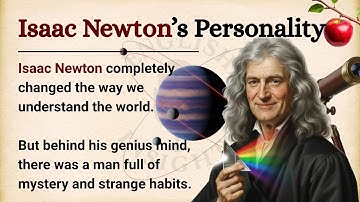 Isaac Newton:  Experiments & Human Nature || Learn English Through Story Level 3 || Graded Reader