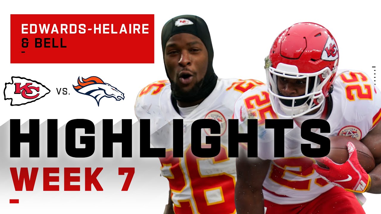 Le Veon Bell Clyde Edwards Helaire Run Around Denver Nfl 2020 Highlights Youtube Le Veon Bell Clyde Edwards Helaire Run Around Denver Nfl 2020 Highlights Youtube