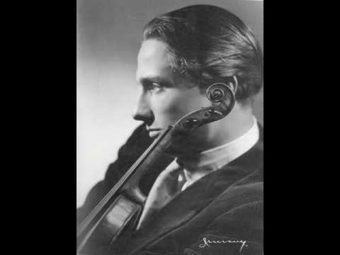 Franco Gulli plays Paganini concerto n. 5 in a minor - second movement