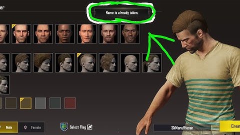 How to solved ...(name is already taken)..for pubg..game