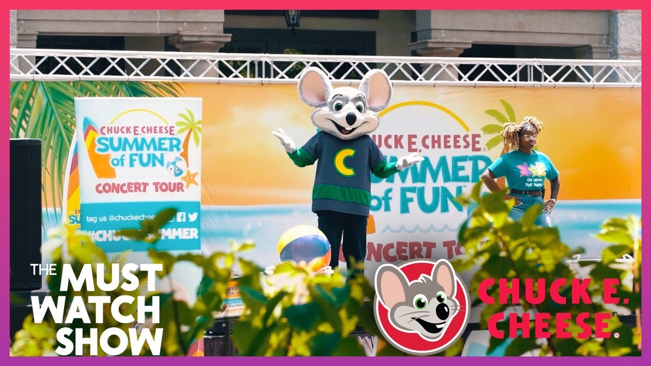 Chuck E Cheese Summer Of Fun 2022 Concert Series Exclusive Youtube