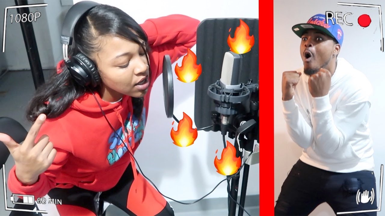 TURNED MY GIRLFRIEND INTO A RAPPER! (CANT BELIEVE THIS) - YouTube