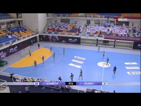 الشوطان الإضافيان/ لخويا 39-40 الأهلي [ النهائي - كأس قطر لكرة اليد 2014]