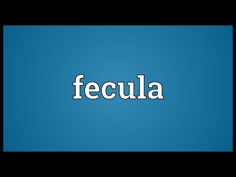 Header of fecula