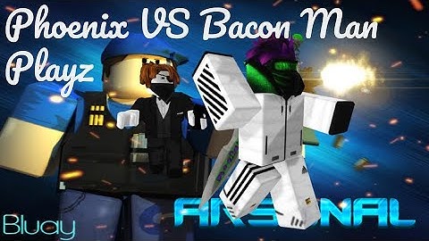 1v1 my editor on Roblox Arsenal!