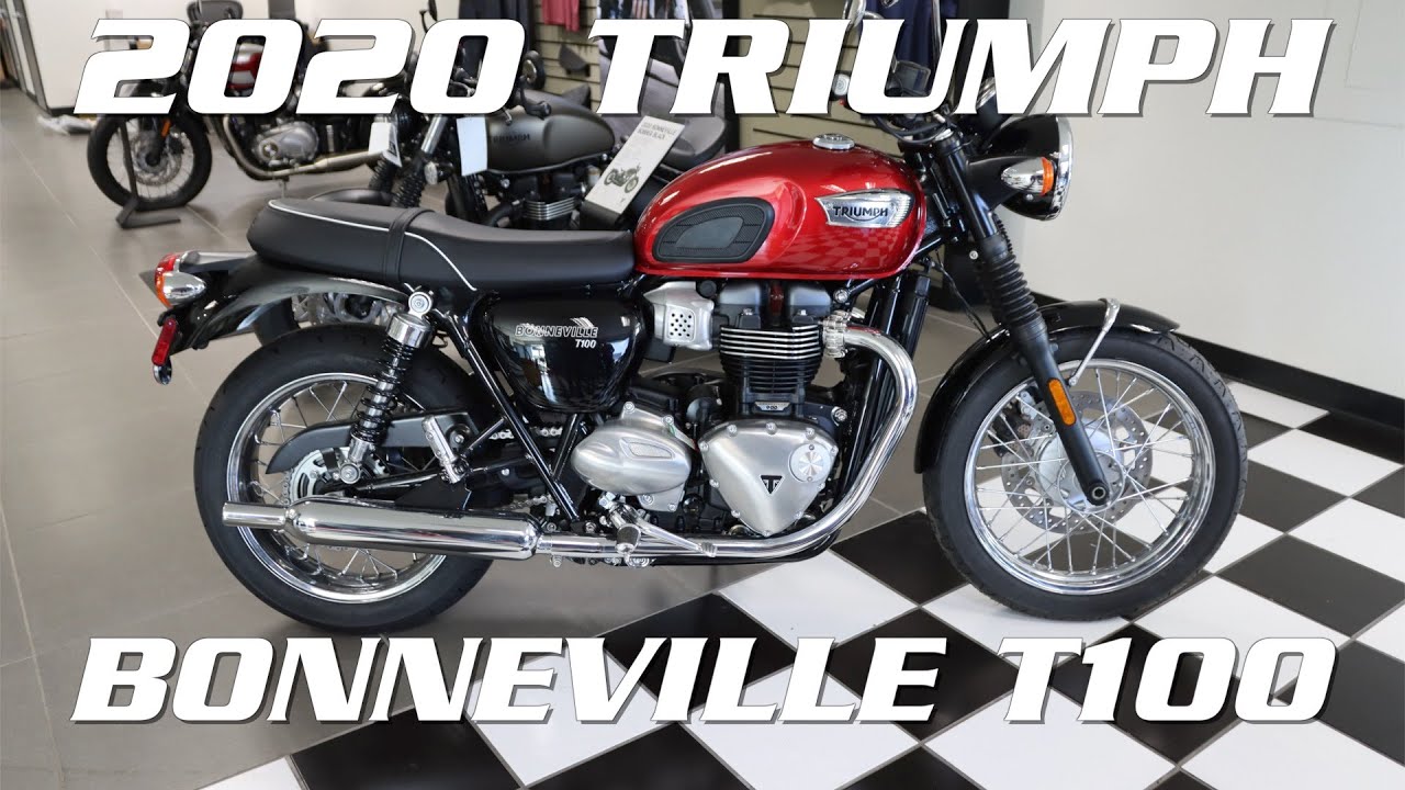2020 Triumph Bonneville T100 walk around with Devin from MARK'S