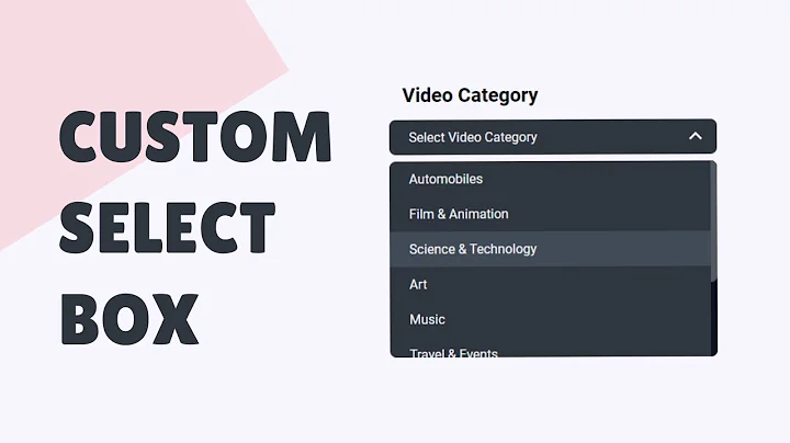 Design A Custom Select Box Using HTML, CSS & JavaScript