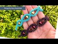 Heaven Teardrop bracelet tutorial | Cubic Right Angle Weave | Beaded Bracelet