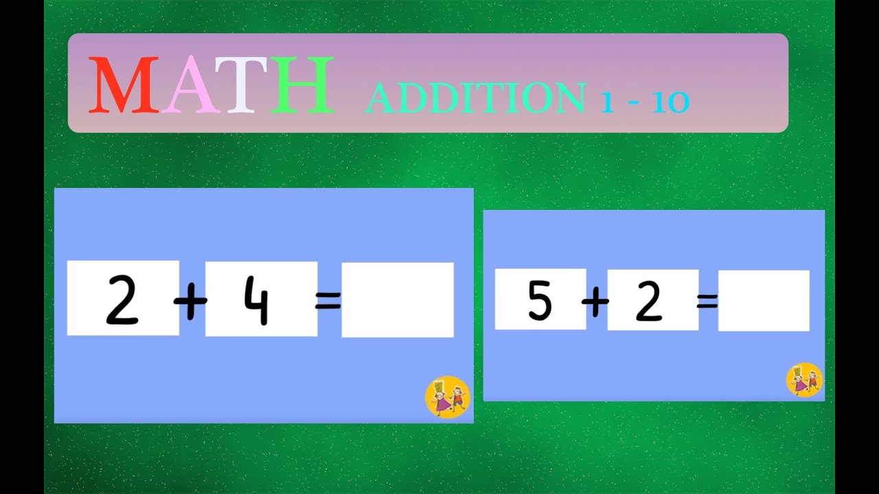 Basic addition for kids - YouTube