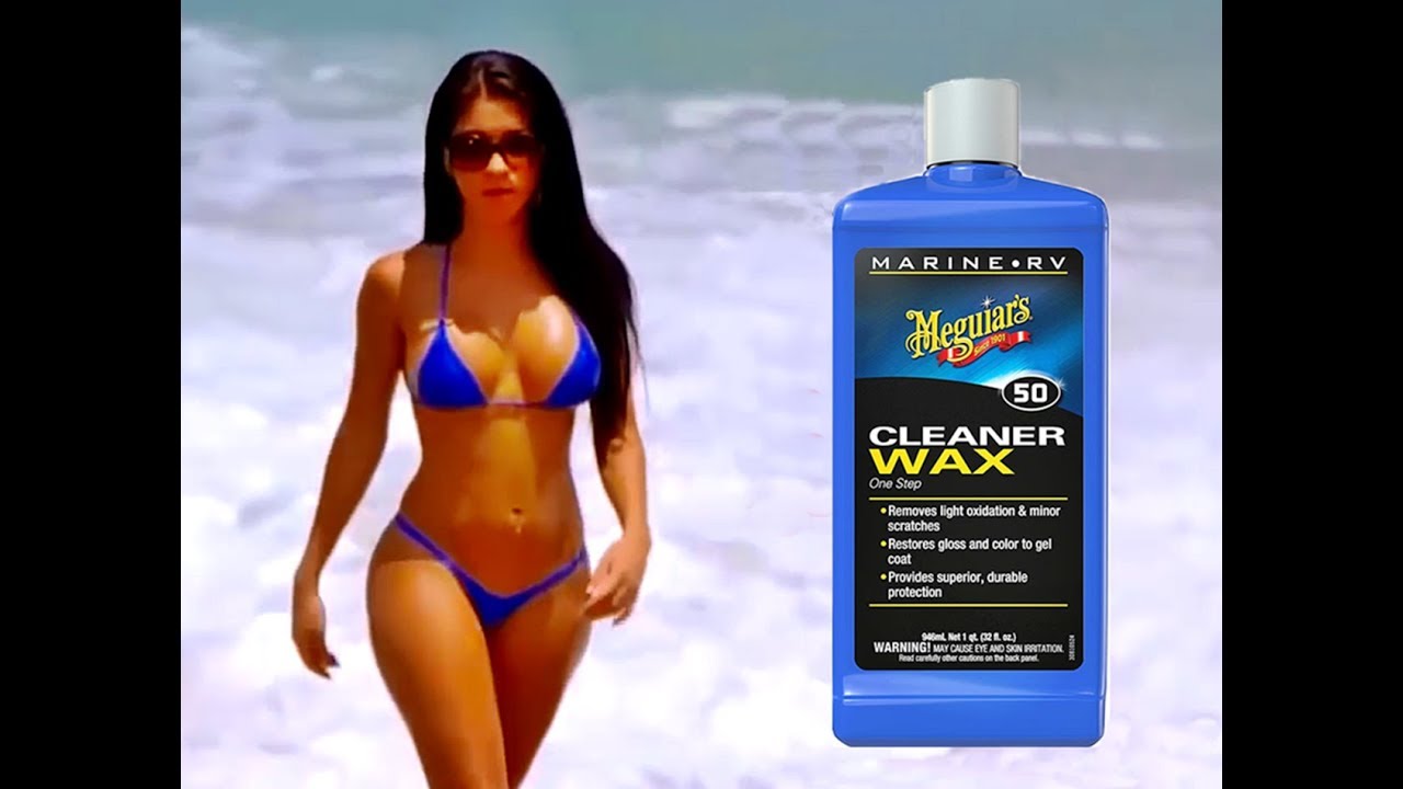 How to Wax & Polish a Boat Meguiars Cleaner Wax No50 Review YouTube