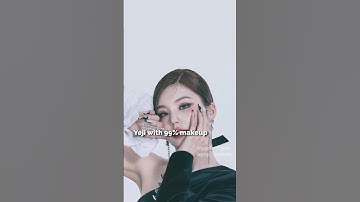 yeji with or without makeup 💋 |#shorts