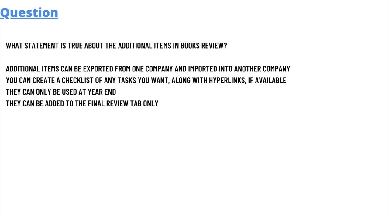 what-statement-is-true-about-the-additional-items-in-books-review