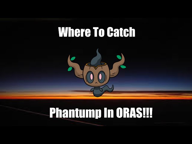 Phantump Pokémon Omega Ruby and Alpha Sapphire Evolution Pokémon