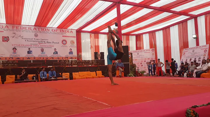 Artistic Solo by Arpan Paul from Jharkhand in 42 National Yoga championship 2017