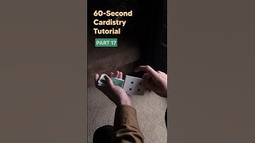 Beginner Cardistry // 60-Second Tutorial – Part 16 #cardistry #magic #tutorial #playingcards #howto