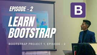 Responsive portfolio website using HTML/CSS & Bootstrap| Bootstrap project part - 2 | offline course