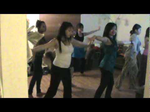 Hmong dancing-- Visalia girls
