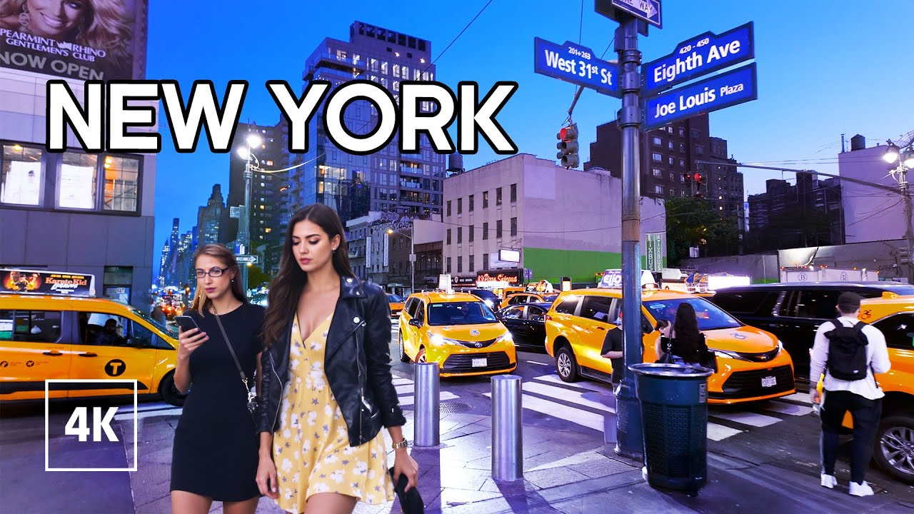 New York, Amerika Serikat | Jelajah Kota Malam 4K | 6 Jun 2025