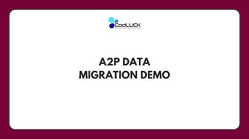 Data Migration Tool | A2P Demo
