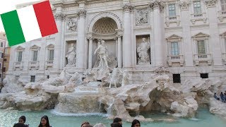 TREVI FOUNTAIN-A New Way of Throwing Coins in the Fountain!