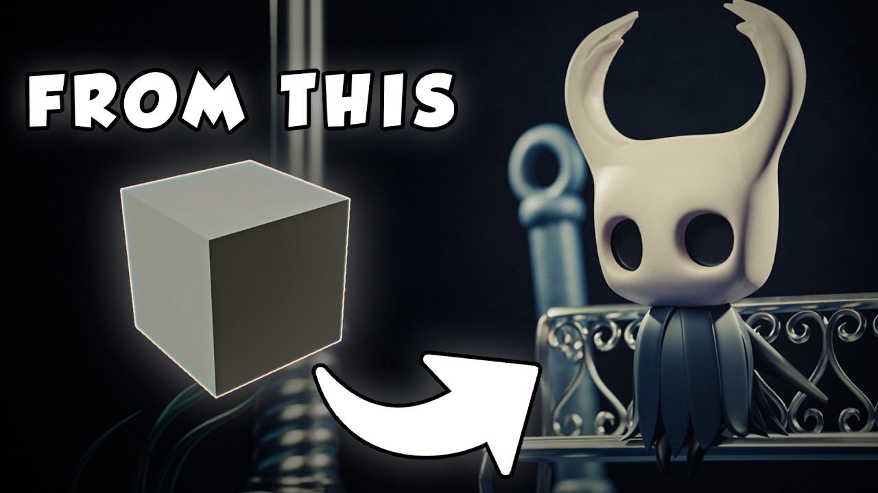 I Made the MOST ICONIC Hollow Knight Scene in Blender 5.0 - YouTube