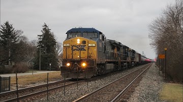 An amazing CSX trio on CP 547 at Northbrook