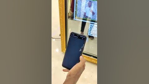 Magic Mirror Photo booth in Chennai for Wedding - QR Code Scanning