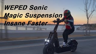 Electric Scooter WEPED Sonic Insane Faster